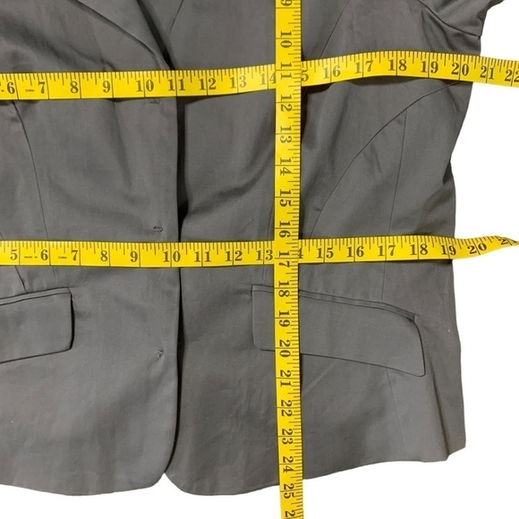 Loft Blazer New With Tags 3/4 Sleeve Brown/Beige Size 16 Measurements In Photos - Picture 6 of 11